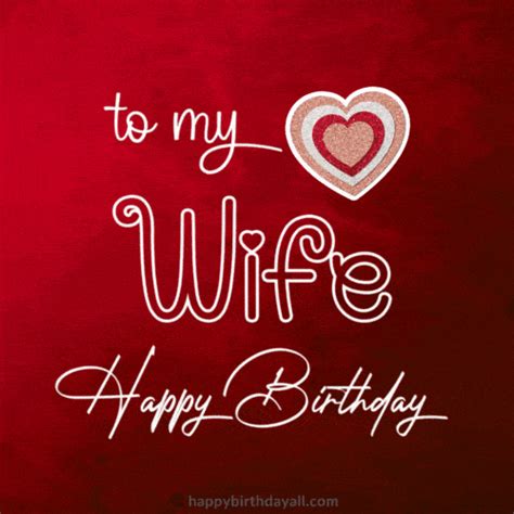 Happy Birthday Wife GIFs free Download